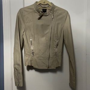 Express Asymmetrical Faux Leather Jacket